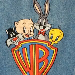 Vtg 1991 Acme Clothing Looney Tunes Denim Jacket